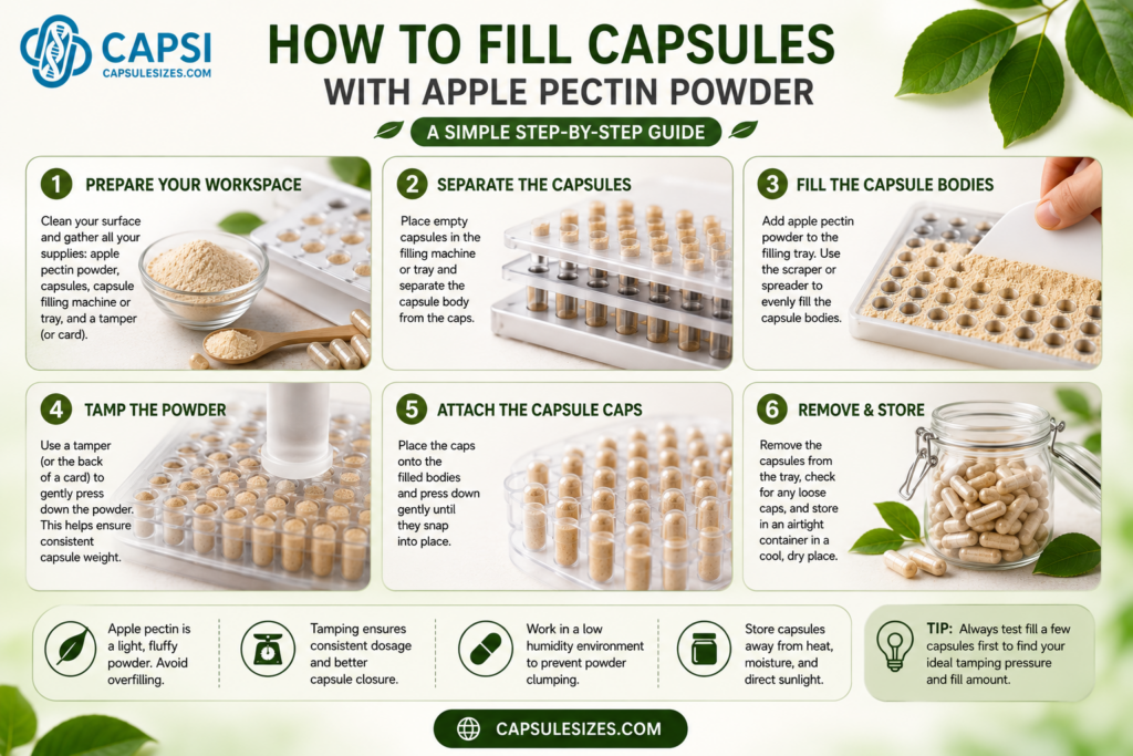 Proper storage guide for apple pectin capsules