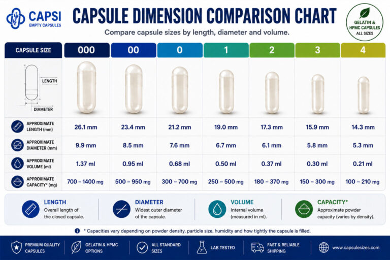 Capsule Size.pdf Capsule Volume Chart – Empty Capsule Sizes in ml Guide
