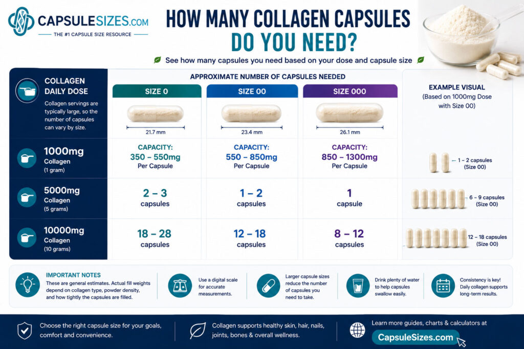 How many collagen capsules are needed