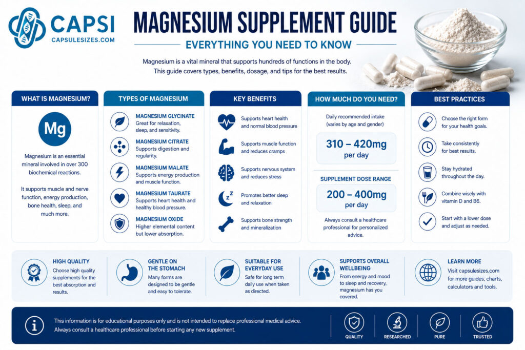 magnesium supplement guide