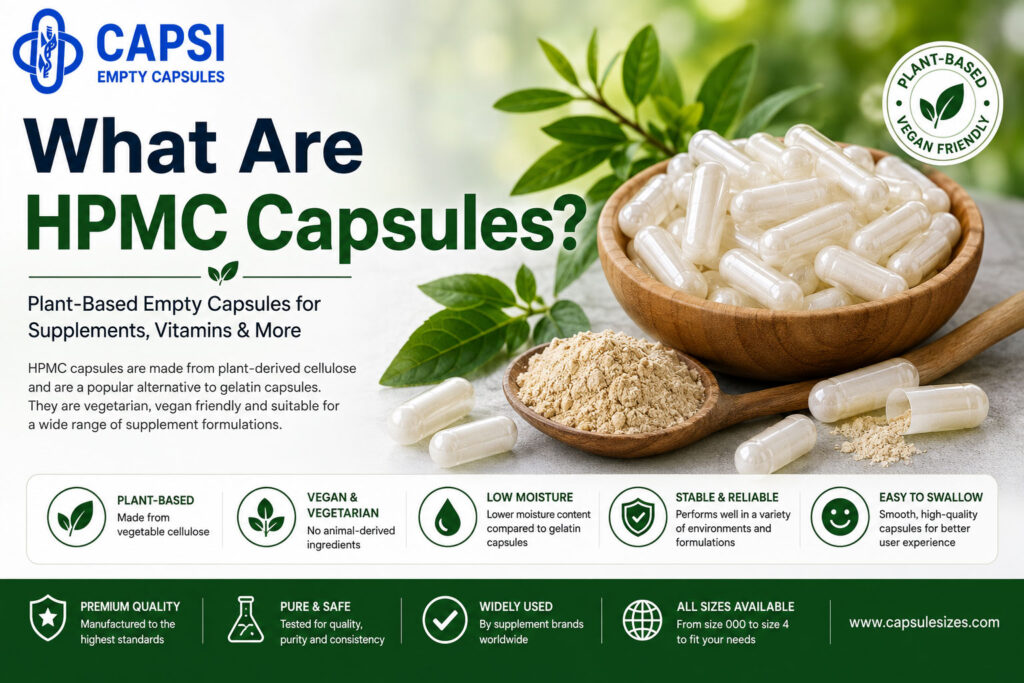 What are HPMC capsules and how they are used in supplements