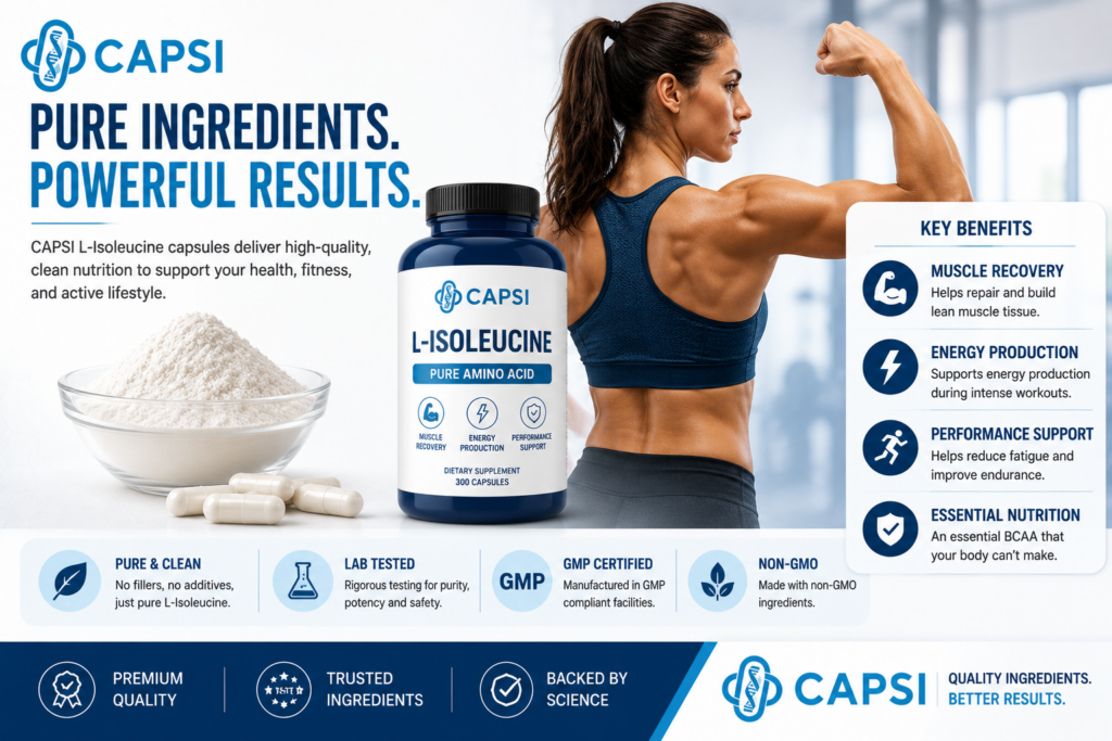 Guide to storing L-Isoleucine powder and capsules correctly